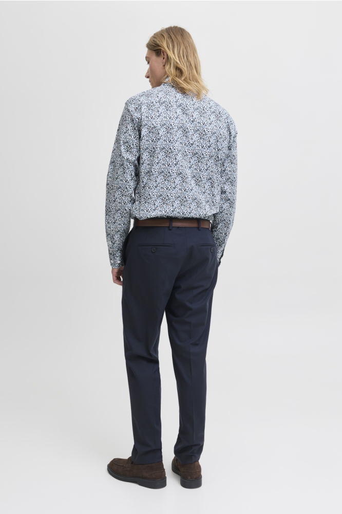JPRBLABLACKPOOL STRETCH AOP LS SHIR 12284126 Goblin Blue
